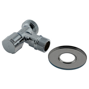 Zawór Stalowy kątowy 1/2"x 1/2" Schell