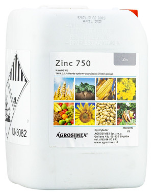 Zinc 750 10L dokarmianie roślin cynkiem