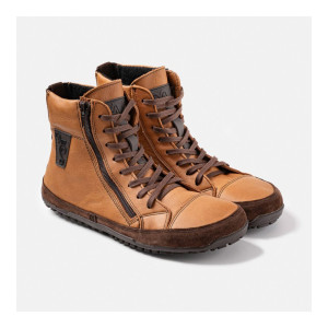 Damen Barfußschuhe für das ganze Jahr - Alaskan Light Carmel | Schuhe mit breiter Zehenbox | Winterstiefel barfuß | barfuß stiefel damen