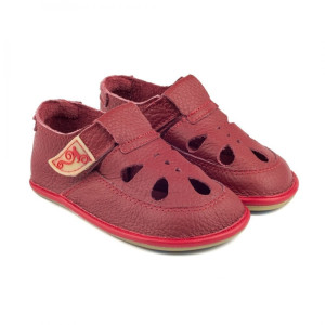 Sandały dziecięce barefoot COCO RED