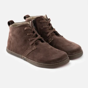 Herren Barfuß-Chukka Boots – SOHO - BROWN SUEDE