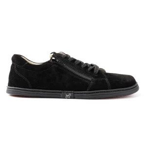 Męskie sneakersy barefoot – ECHO BLACK SUEDE