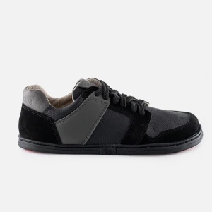 Męskie sneakersy barefoot - FUNK - BLACK