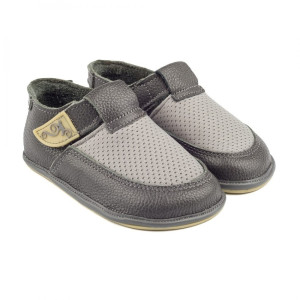 Buty dziecięce barefoot - BEBE GRAY