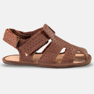 Barfußsandalen für Kinder - JANU 2.0 - CHOCOLATE DOT