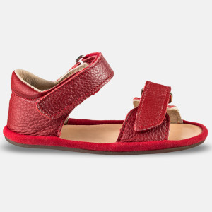 Barfuß-Kindersandalen - KIKI - RED