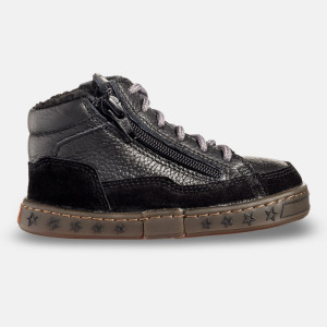 Kinder Barfußschuhe für Herbst & Winter - YETI BLACK