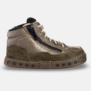 Kinder Barfußschuhe für Herbst & Winter - YETI KHAKI