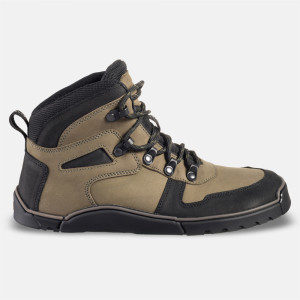 Męskie wysokie buty trekkingowe barefoot - SIERRA KHAKI
