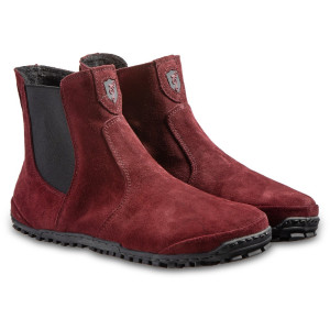 Męskie Sztyblety Barefoot Lupino Burgundy | buty minimalistyczne | buty zimowe