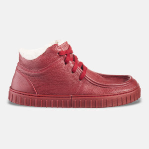 Winter Barfußstiefel Damen - MONET RED