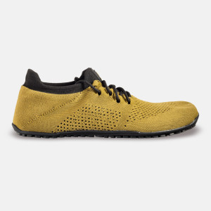 Damen-Barfuß-Sportschuhe für das Fitnessstudio - MAX YELLOW  Barfußschuhe Fitness | Barefoot Schuhe Gym | Barfußschuhe Training |  natürliche Bewegung | atmungsaktives Obermaterial | breite Z