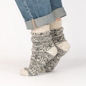 Warme Woll-Barefoot-Socken - ARCTIC