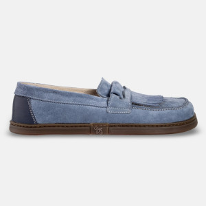 Herren Barfuß-mokassins - Pienza Indigo Suede
