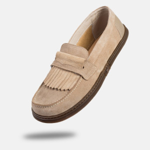 Damen Barfuß-mokassins - Pienza Sand Suede