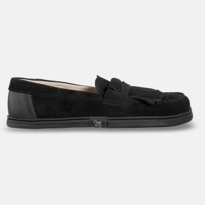 Herren Barfuß-mokassins - Pienza Black Suede