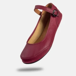 Balerina Barfußschuhe - Emma Burgundy