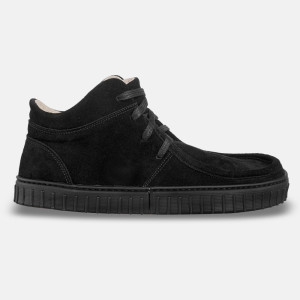 Barfußschuhe für Herren- MONET LIGHT - BLACK SUEDE