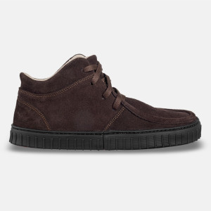 Barfußschuhe für Herren- MONET LIGHT - BROWN SUEDE