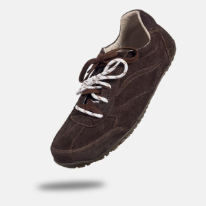 Damen Barfuß-Sneaker - LEGEND - BROWN SUEDE