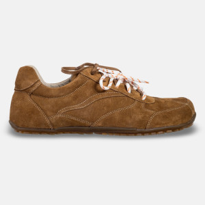 Herren Barfuß-Sneaker - LEGEND - COGNAC SUEDE