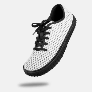 Damen Barfuß-Mesh-Sneaker - EVANS WHITE