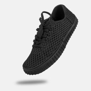 Damen Barfuß-Mesh-Sneaker - EVANS BLACK