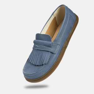 Damen Barfuß-mokassins - Pienza Blue