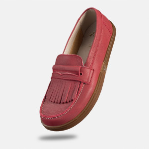 Damen Barfuß-mokassins - Pienza Red