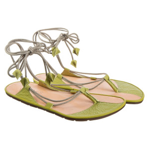 Damskie sandały barefoot - MOANA LIME