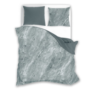 Pościel bawełniana 200x220 Szary granit PURE COTTON 014