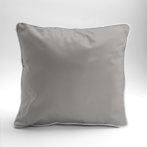 Poszewka 40x40 Pure Makosatyna z Bizą Beżowa
