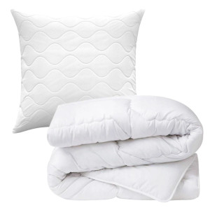 Komplet poduszka i kołdra 160x200 całoroczny 280g