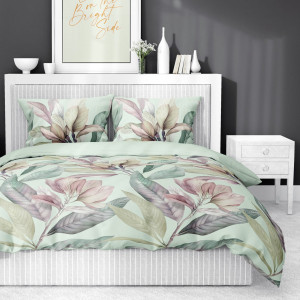 Pościel satynowa bawełna 200x220 Spring Whisper 5539B