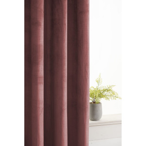Zasłona do salonu 140x250 na przelotkach welurowa LEATHER