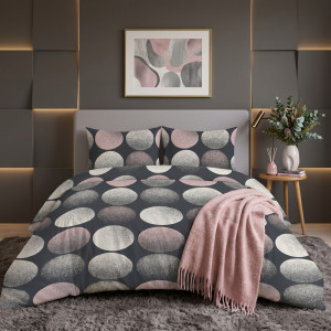 Pościel Bawełniana 200x220 Pastelowe Okręgi 5934A