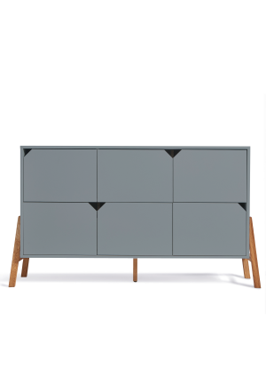 Bellamy Lotta Gray Komoda 6-szufladowa szary