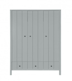 Novelies Allpin Szafa 3 drzwiowa szary