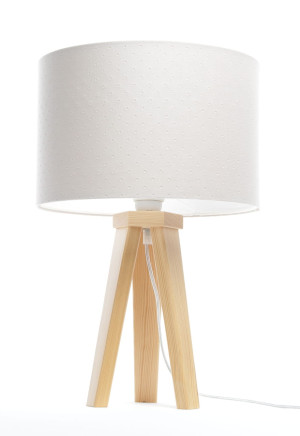 Lampka nocna Jasmine beż kropeczki