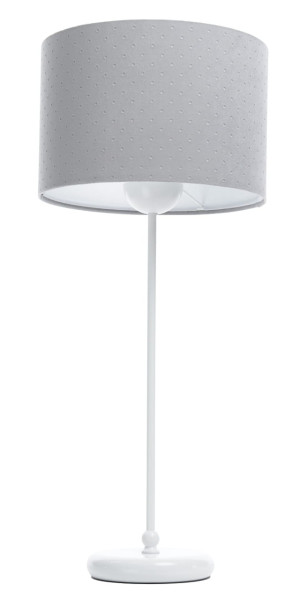 Lampka nocna prosta Jasmine szara