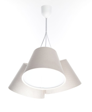 Wisząca lampa Jasmine 3 beż