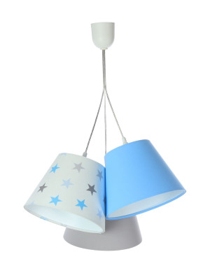 Wisząca lampa Coco gwiazdki niebieska
