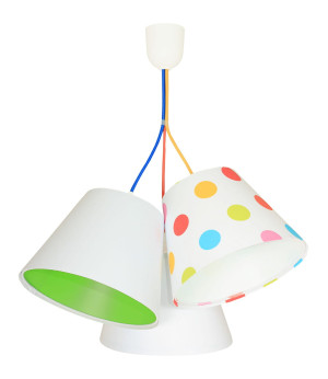 Wisząca lampa zielona Coco