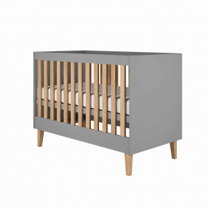 Niemowlęce łóżeczko Magnetic szare 120x60