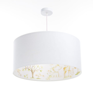 Lampa wisząca dla dzieci Marsala tkanina welurowa