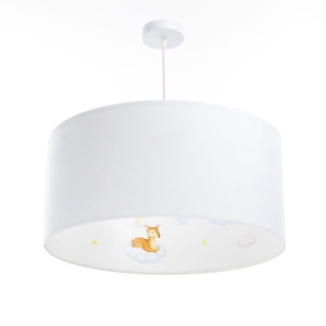 Lampa wisząca dla dzieci Sweet dreams tkanina welurowa