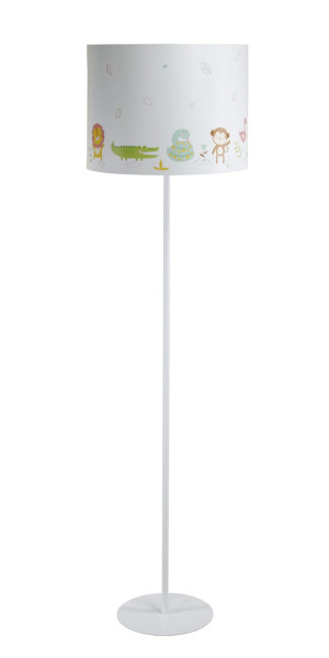 Lampa podłogowa dla dzieci Królestwo zwierząt
