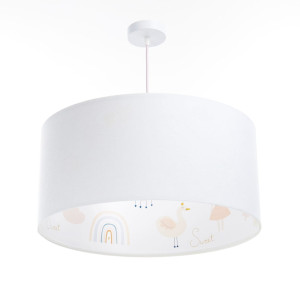 Lampa wisząca dla dzieci Olivia tkanina welurowa