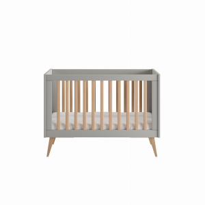 Pinio Swing Łóżeczko 120x60 cm szare