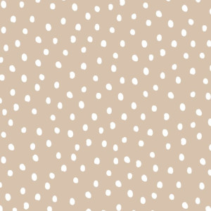 Tapeta Simple Irregular Dots Beige